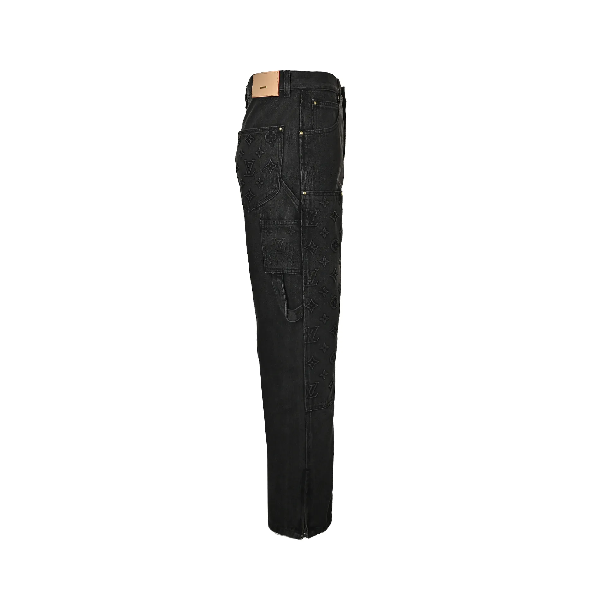 Louis Vuitton/Louis Vuitton presbyopic embossed jeans